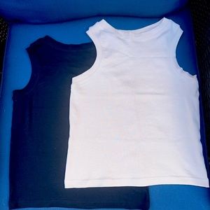 Tank Tops- white and black pair